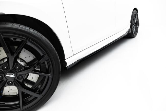 Maxton Design Seitenschweller (Paar) für VW Golf R Variant Mk8 / Mk8 Facelift Hochglanz schwarz