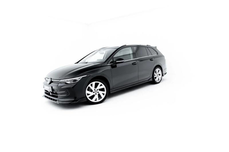 Maxton Design Seitenschweller (Paar) für VW Golf Variant Mk8 Facelift Hochglanz schwarz