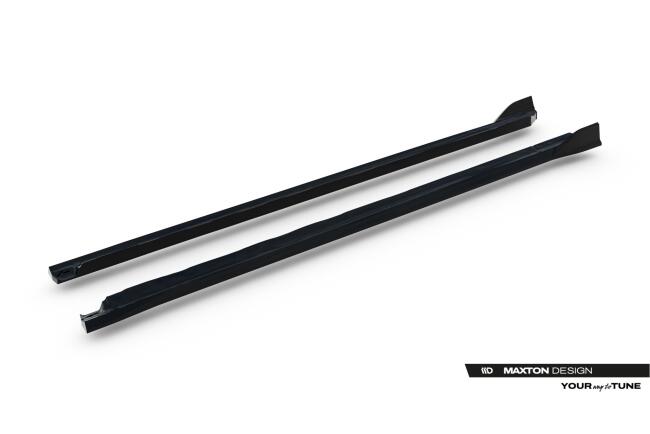 Maxton Design Seitenschweller (Paar) für VW Golf Variant Mk8 Facelift Hochglanz schwarz