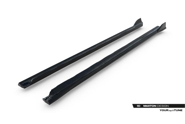 Maxton Design Seitenschweller (Paar) für VW Golf Variant Mk8 Facelift Hochglanz schwarz