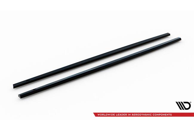 Maxton Design Seitenschweller (Paar) für VW Jetta GLI Mk7 Facelift 2 Hochglanz schwarz