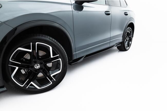 Maxton Design Seitenschweller (Paar) für VW Tiguan R-Line Mk3 Hochglanz schwarz