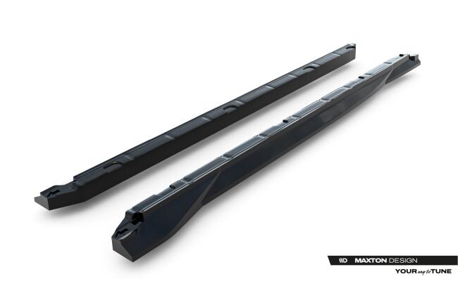 Maxton Design Seitenschweller (Paar) für VW Tiguan R-Line Mk3 Hochglanz schwarz