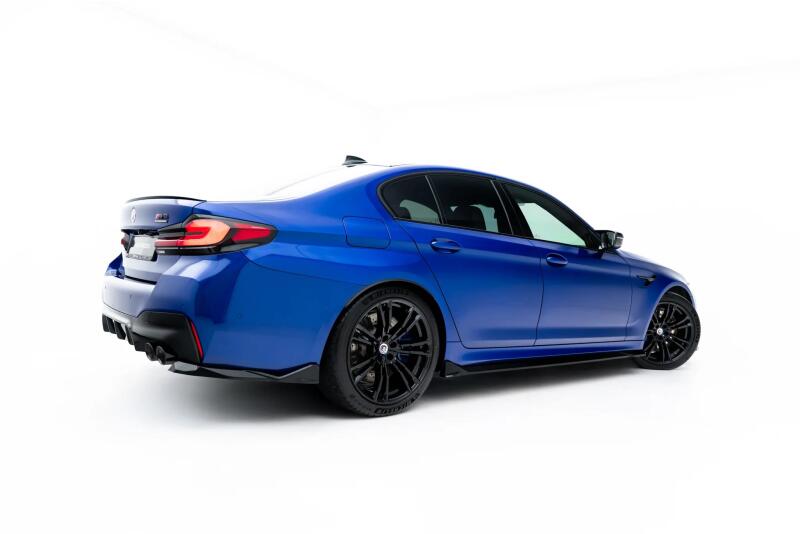 Maxton Design Seitenschweller (Paar) V.2 für BMW M5 F90 Hochglanz schwarz