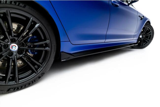Maxton Design Seitenschweller (Paar) V.2 für BMW M5 F90 Hochglanz schwarz