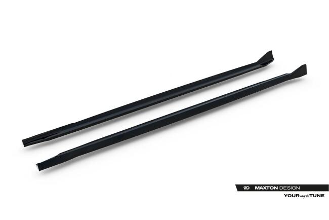 Maxton Design Seitenschweller (Paar) V.2 für BMW M5 F90 Hochglanz schwarz