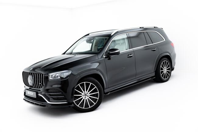 Maxton Design Seitenschweller (Paar) V.2 für Mercedes-Benz GLS AMG-Line X167 / X167 Facelift Hochglanz schwarz