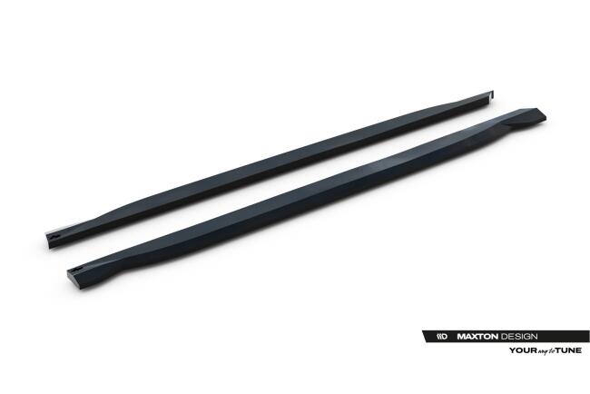 Maxton Design Seitenschweller (Paar) V.2 für Mercedes-Benz GLS AMG-Line X167 / X167 Facelift Hochglanz schwarz