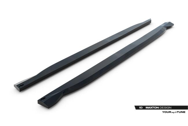Maxton Design Seitenschweller (Paar) V.2 für Mercedes-Benz GLS AMG-Line X167 / X167 Facelift Hochglanz schwarz