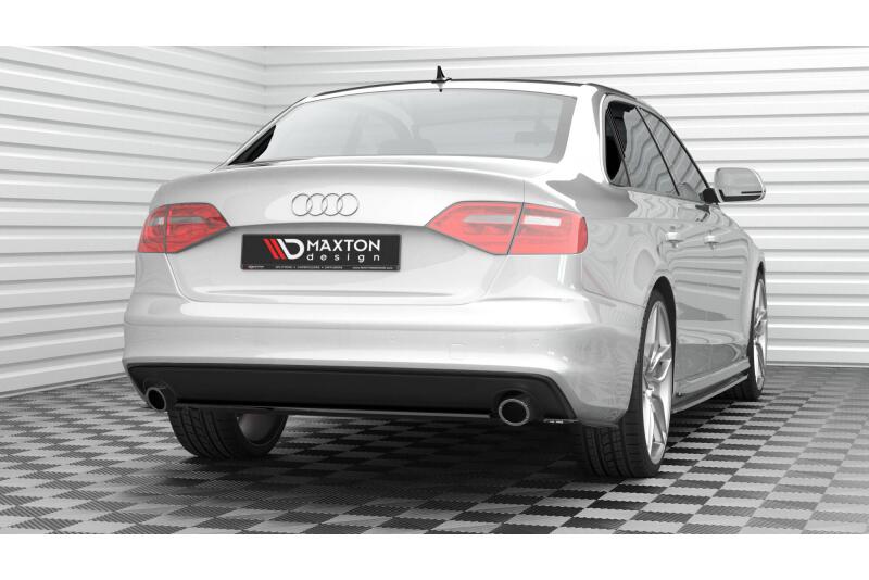 Maxton Design Heckdiffusor für Audi A4 S-Line B8 Facelift (2011-2015) Hochglanz schwarz
