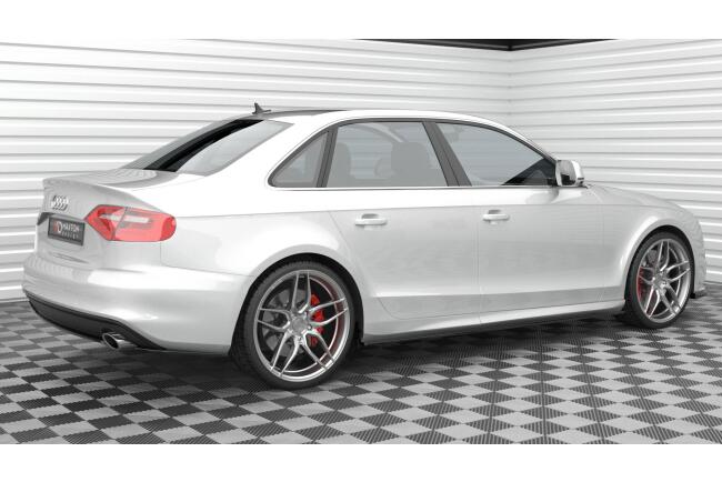 Maxton Design Heckdiffusor für Audi A4 S-Line B8 Facelift (2011-2015) Hochglanz schwarz