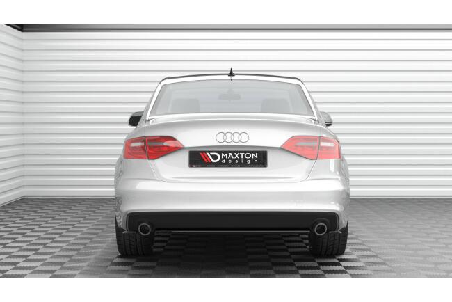 Maxton Design Heckdiffusor für Audi A4 S-Line B8 Facelift (2011-2015) Hochglanz schwarz