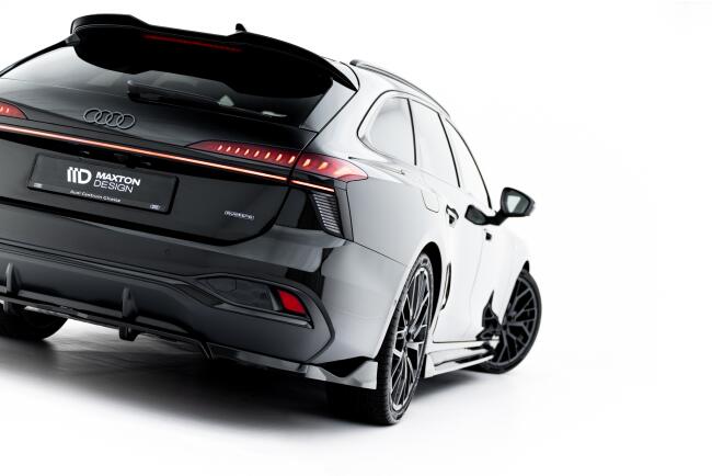 Maxton Design Heckdiffusor V.2 für Audi A6 S-Line C9 Hochglanz schwarz
