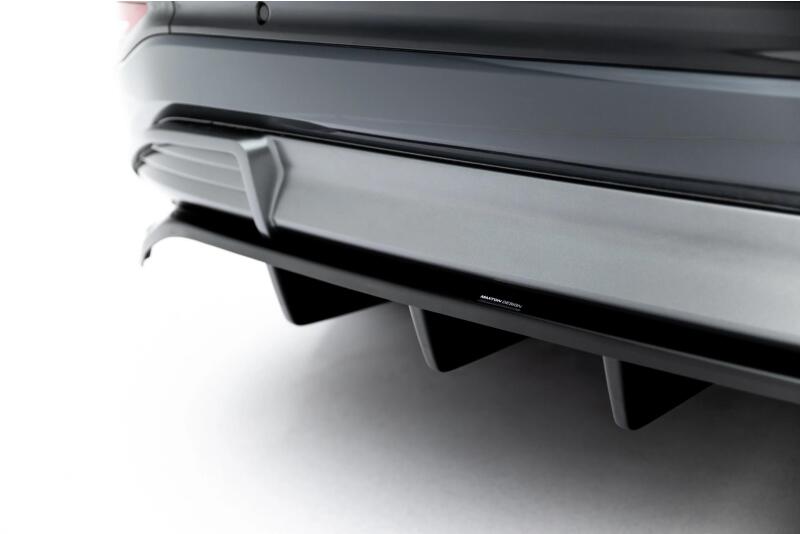 Maxton Design Heckdiffusor für Audi Q6 e-tron S-Line / SQ6 e-tron SUV / Sportback Mk1 Hochglanz schwarz