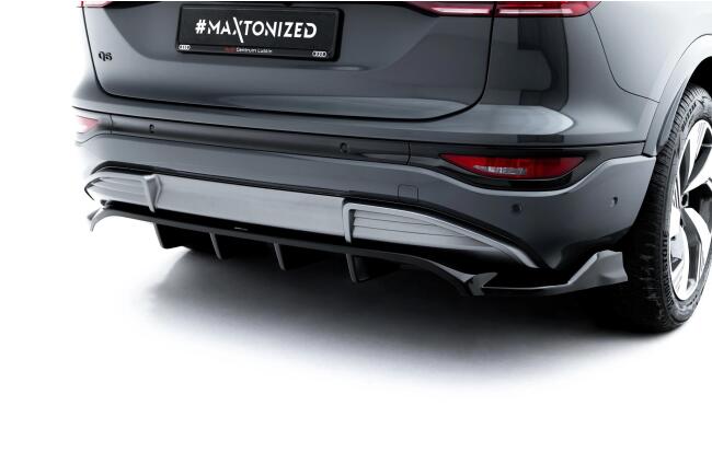 Maxton Design Heckdiffusor für Audi Q6 e-tron S-Line / SQ6 e-tron SUV / Sportback Mk1 Hochglanz schwarz