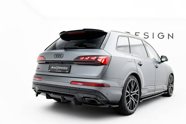 Maxton Design Heckdiffusor für Audi Q7 S-Line Mk2 Facelift 2 (2023-) Hochglanz schwarz