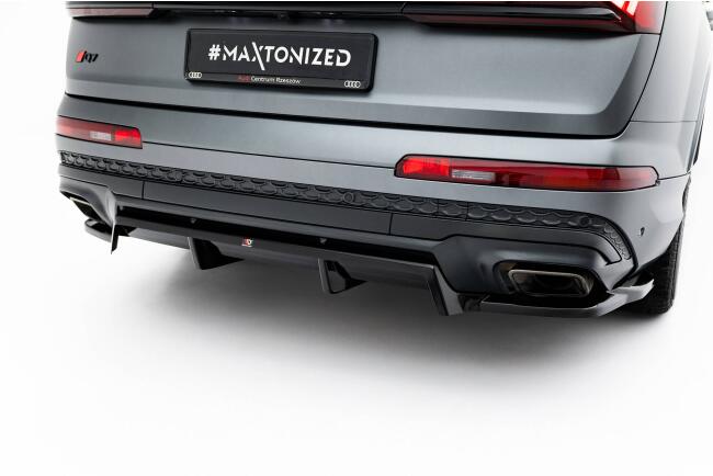 Maxton Design Heckdiffusor für Audi Q7 S-Line Mk2 Facelift 2 (2023-) Hochglanz schwarz