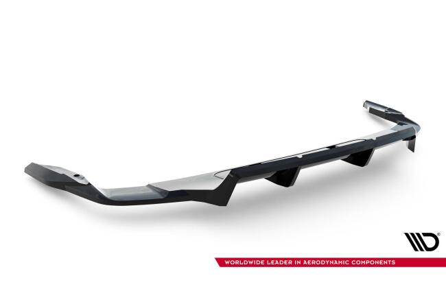 Maxton Design Heckdiffusor für Audi Q7 S-Line Mk2 Facelift 2 (2023-) Hochglanz schwarz