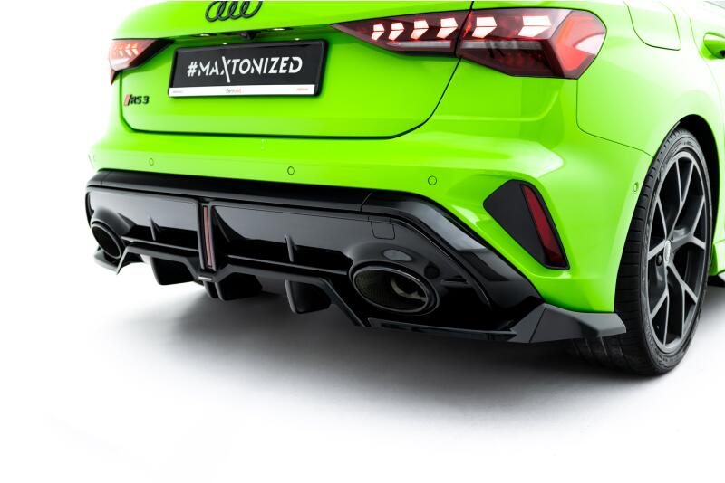 Maxton Design Heckdiffusor V.1 für Audi RS3 Sportback 8Y Facelift (2024-) Hochglanz schwarz