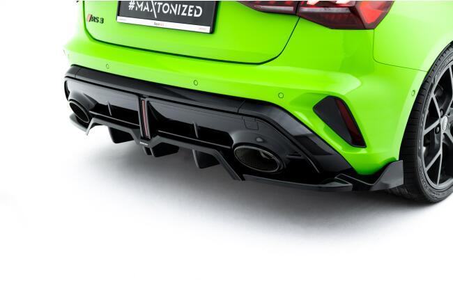 Maxton Design Heckdiffusor V.3 für Audi RS3 Sportback 8Y Facelift (2024-) Hochglanz schwarz