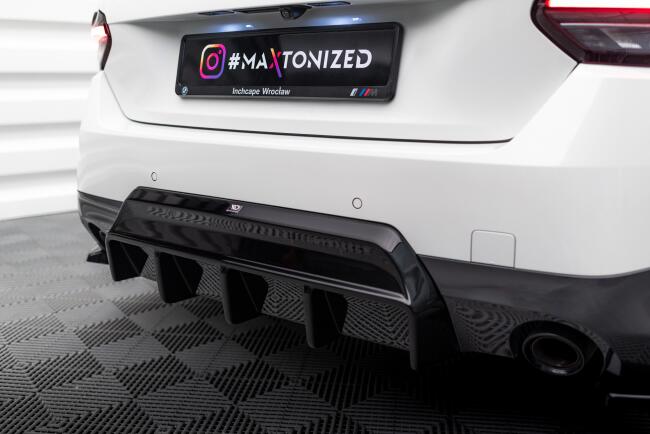 Maxton Design Heckdiffusor für BMW M240i Coupe G42 Hochglanz schwarz