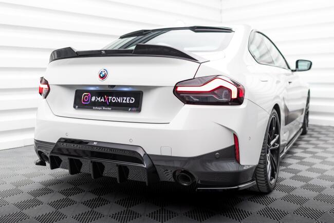 Maxton Design Heckdiffusor für BMW M240i Coupe G42 Hochglanz schwarz
