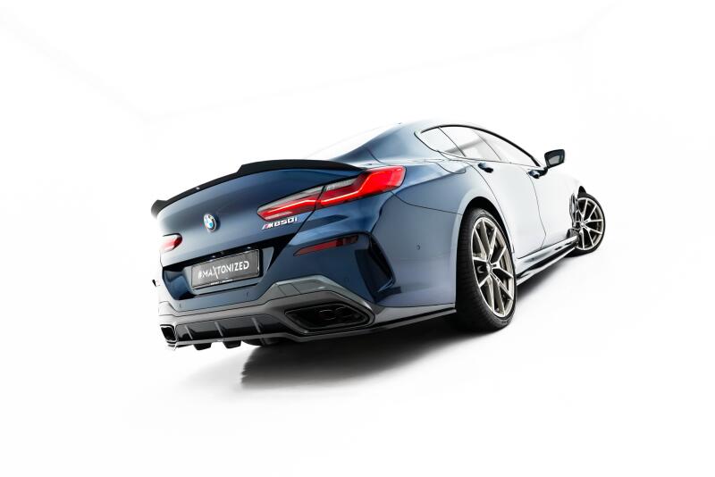 Maxton Design Heckdiffusor für BMW 8 Gran Coupe M-Paket G16 Hochglanz schwarz