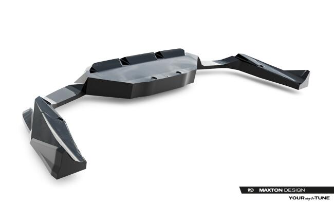 Maxton Design Heckdiffusor für BMW X2 M35i U10 Hochglanz schwarz
