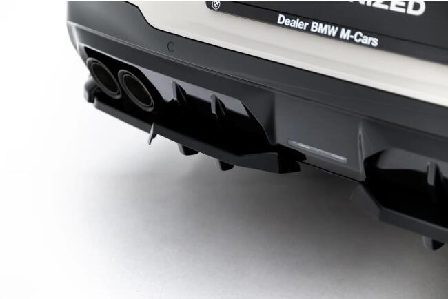 Maxton Design Heckdiffusor für BMW X3 M50 G45 Hochglanz schwarz