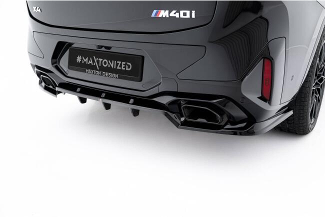 Maxton Design Heckdiffusor V.2 für BMW X4 M-Paket G02 Facelift (2021-) Hochglanz schwarz