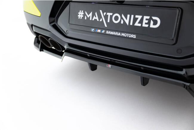 Maxton Design Heckdiffusor für BMW X4M F98 Facelift (2021-) Hochglanz schwarz