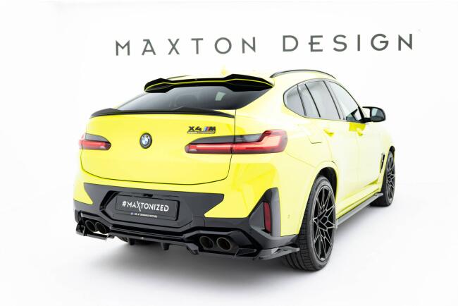 Maxton Design Heckdiffusor für BMW X4M F98 Facelift (2021-) Hochglanz schwarz