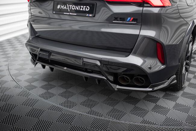Maxton Design Heckdiffusor für BMW X5 M F95 / F95 Facelift Hochglanz schwarz