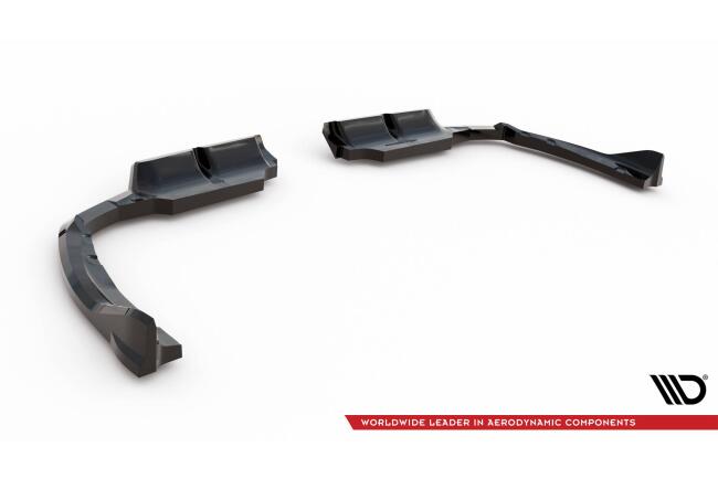 Maxton Design Heckdiffusor für BMW XM G09 Hochglanz schwarz