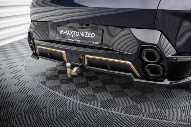 Maxton Design Heckdiffusor für BMW XM G09 Hochglanz schwarz