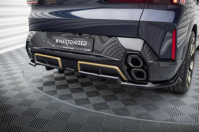 Maxton Design Heckdiffusor für BMW XM G09 Hochglanz schwarz