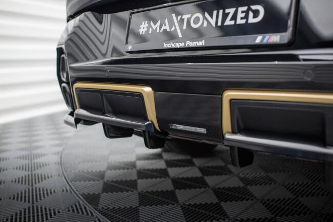 Maxton Design Heckdiffusor für BMW XM G09 Hochglanz schwarz