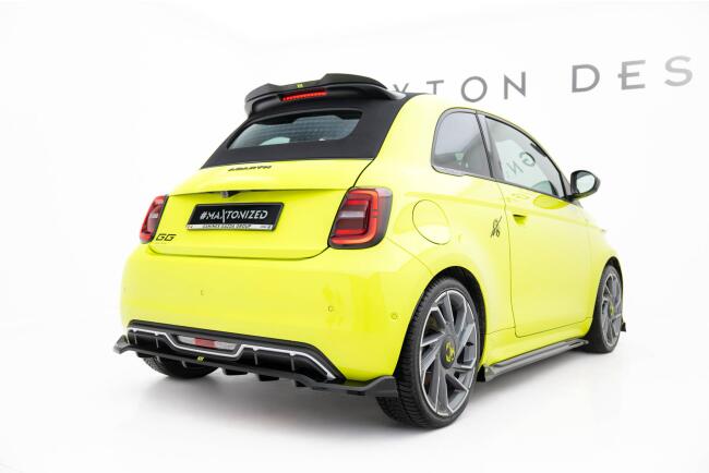 Maxton Design Heckdiffusor für Abarth 500e Hochglanz schwarz