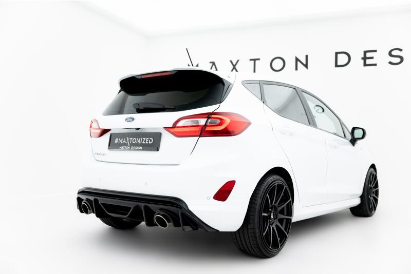 Maxton Design Heckdiffusor V.3 für Ford Fiesta ST Mk8 / Mk8 Facelift Hochglanz schwarz