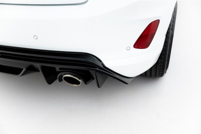 Maxton Design Heckdiffusor V.3 für Ford Fiesta ST Mk8 / Mk8 Facelift Hochglanz schwarz