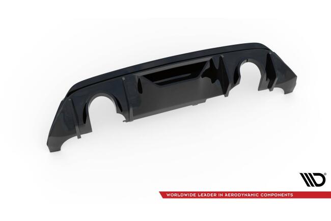 Maxton Design Heckdiffusor V.3 für Ford Fiesta ST Mk8 / Mk8 Facelift Hochglanz schwarz