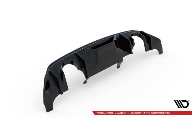 Maxton Design Heckdiffusor V.3 für Ford Fiesta ST Mk8 / Mk8 Facelift Hochglanz schwarz