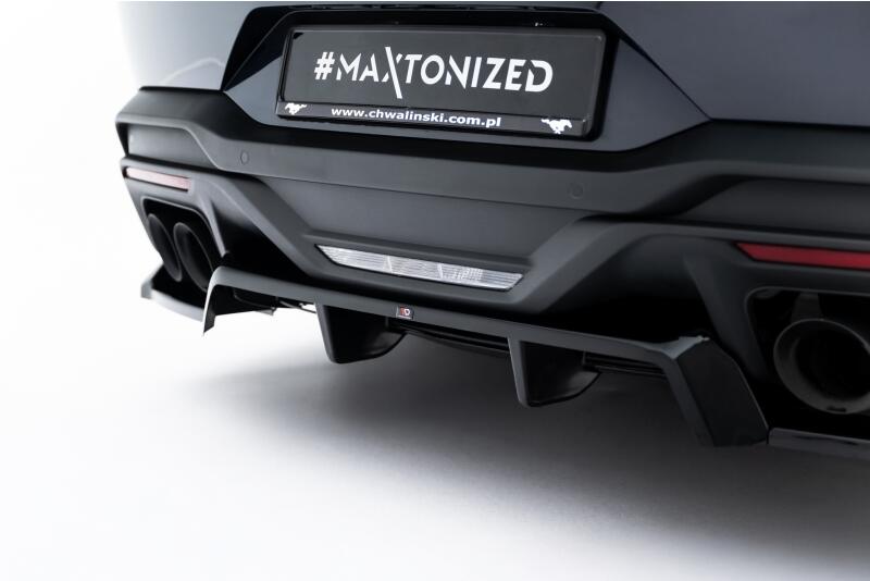 Maxton Design Heckdiffusor für Ford Mustang Dark Horse Mk7 Hochglanz schwarz