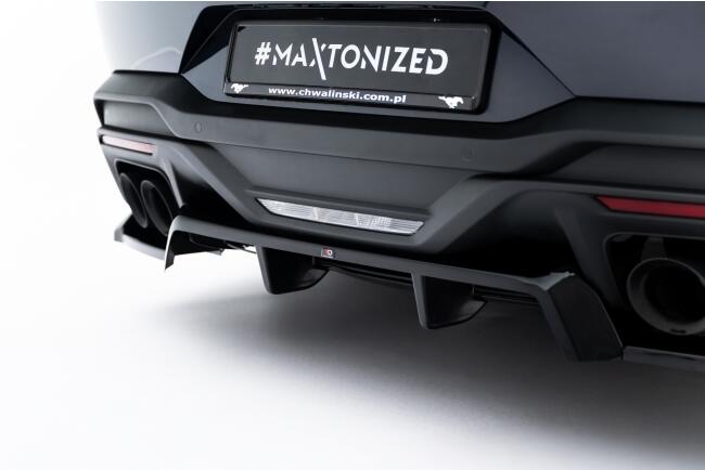 Maxton Design Heckdiffusor für Ford Mustang Dark...