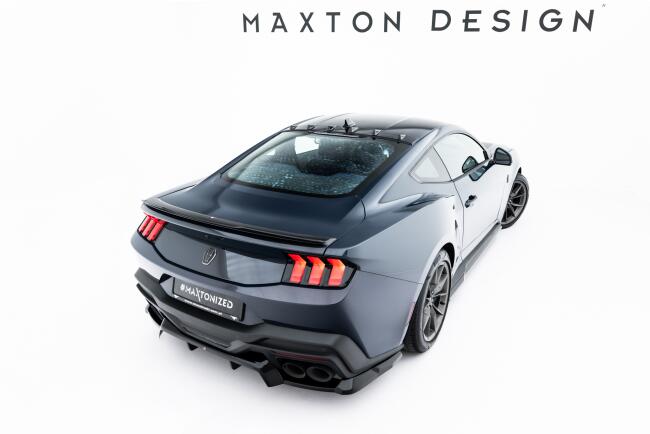 Maxton Design Heckdiffusor für Ford Mustang Dark Horse Mk7 Hochglanz schwarz