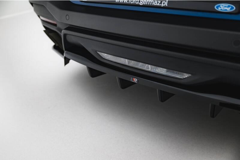 Maxton Design Heckdiffusor für Ford Mustang GT Mk7 Hochglanz schwarz