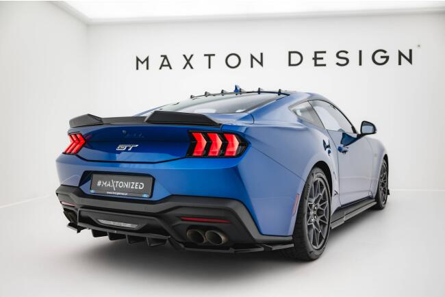 Maxton Design Heckdiffusor für Ford Mustang GT Mk7 Hochglanz schwarz