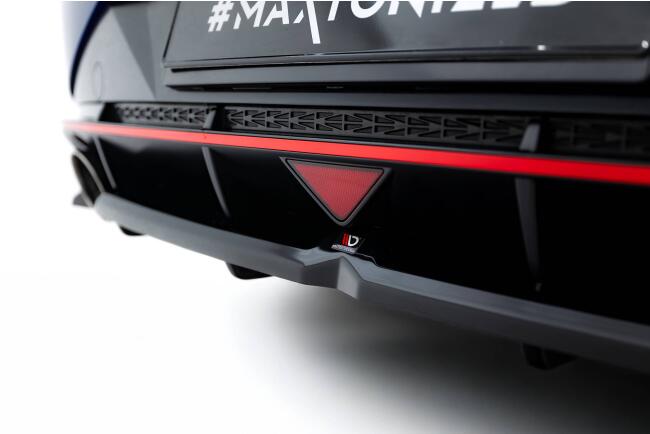 Maxton Design Heckdiffusor für Hyundai Elantra N Mk7 Hochglanz schwarz