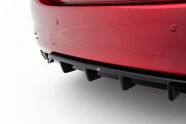 Maxton Design Heckdiffusor für Mazda 6 Limousine Mk3 Facelift 2 (2017-2023) Hochglanz schwarz