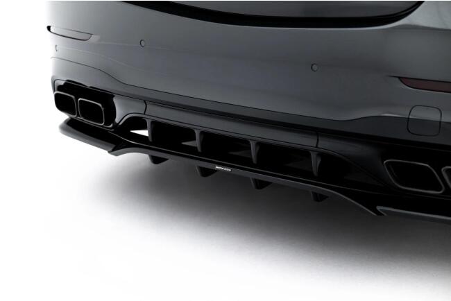 Maxton Design Heckdiffusor für Mercedes-AMG C63 Limousine / Kombi W206 / S206 Hochglanz schwarz